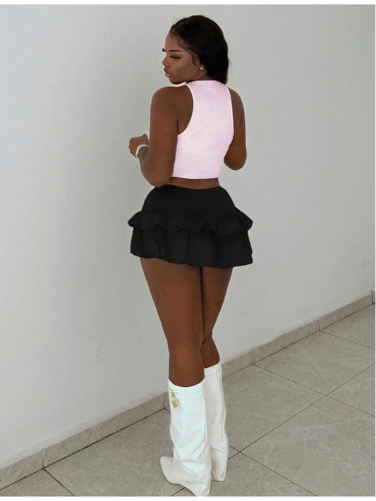 Ruffled Skirt
