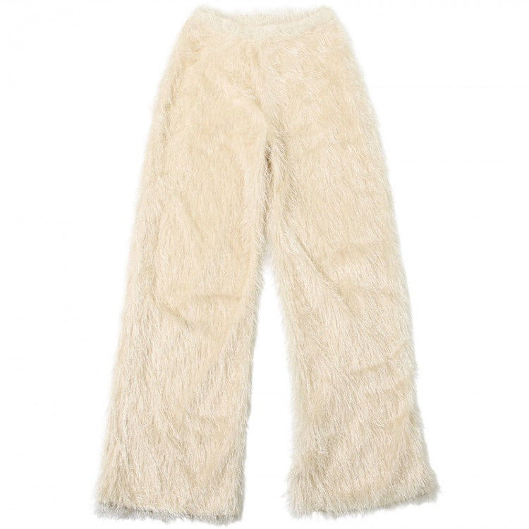 FAUX FUR PANTS